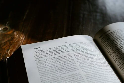 An open book